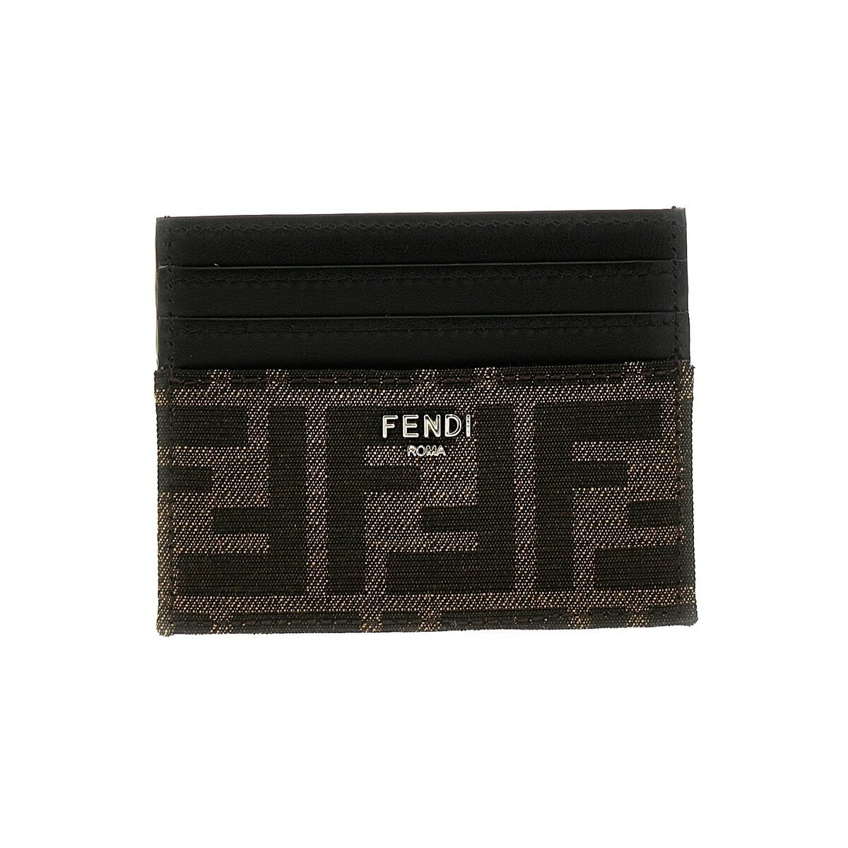 フェンディ 財布（メンズ） 【本日5の付く日ポイント4倍!】 FENDI フェンディ ブラウン Brown 'FF' card holder 財布 メンズ 春夏2024 7M0164ALWKF0L3T 【関税・送料無料】【ラッピング無料】 ju