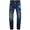 【15,000円以上1,000円OFF!!】 DSQUARED2 ディースクエアード ブルー Blue 'Sexy Twist' jeans デニム メンズ 春夏2024 S74LB1457S30664470 【関税・送料無料】【ラッピング無料】 ju