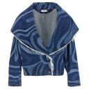 EMILIO PUCCI エミリオ プッチ ブルー Blue 'Marmo' double breast jacket ジャケット レディース 秋冬2023 3RDA053R998A82 【関税・送料無料】【ラッピング無料】 ju