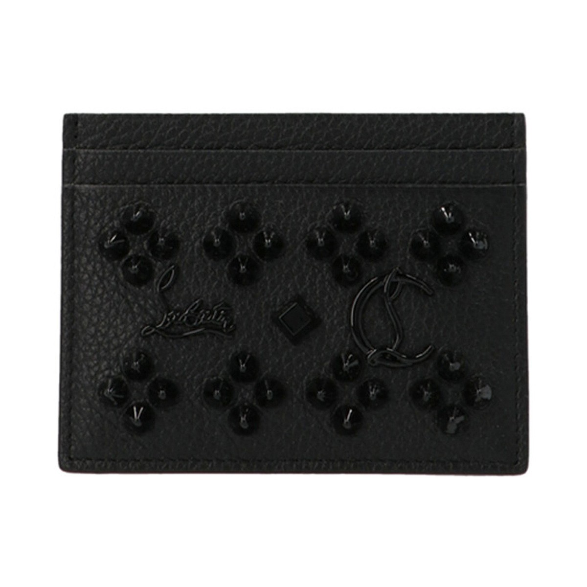 クリスチャンルブタン 【0のつく日は全商品ポイント4倍】 CHRISTIAN LOUBOUTIN クリスチャンルブタン ブラック Black 'Kios’ card holder 財布 レディース 秋冬2022 3175225B253 【関税・送料無料】【ラッピング無料】 ju