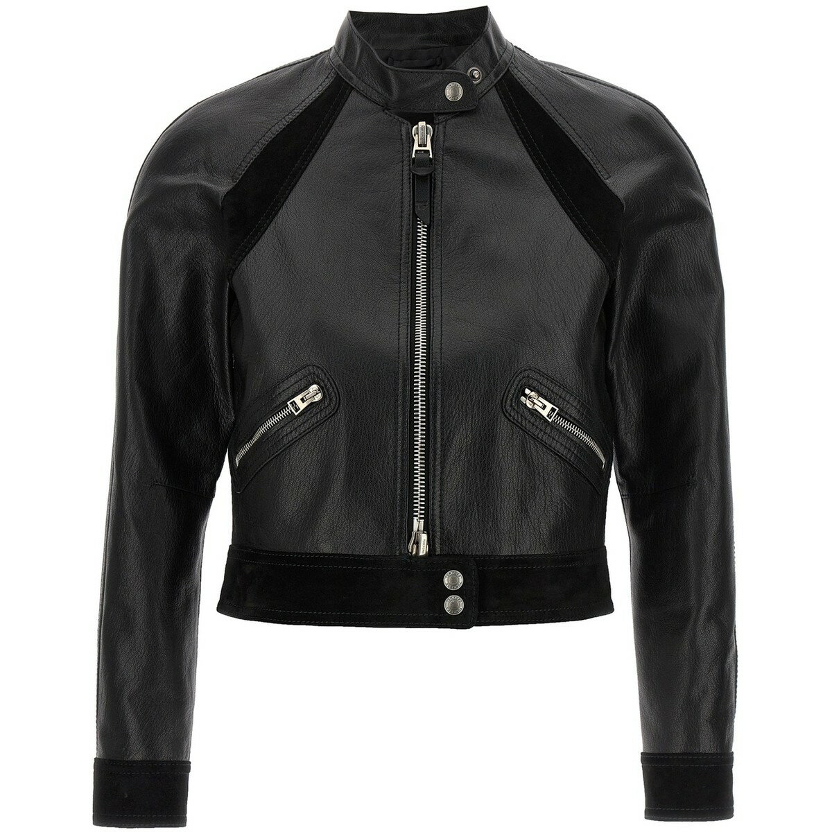 TOM FORD ȥ ե ֥å Black Leather jacket 㥱å ǥ ղ2024 CSL737LEX309LB999 ڴǡ̵ۡڥåԥ̵ ju