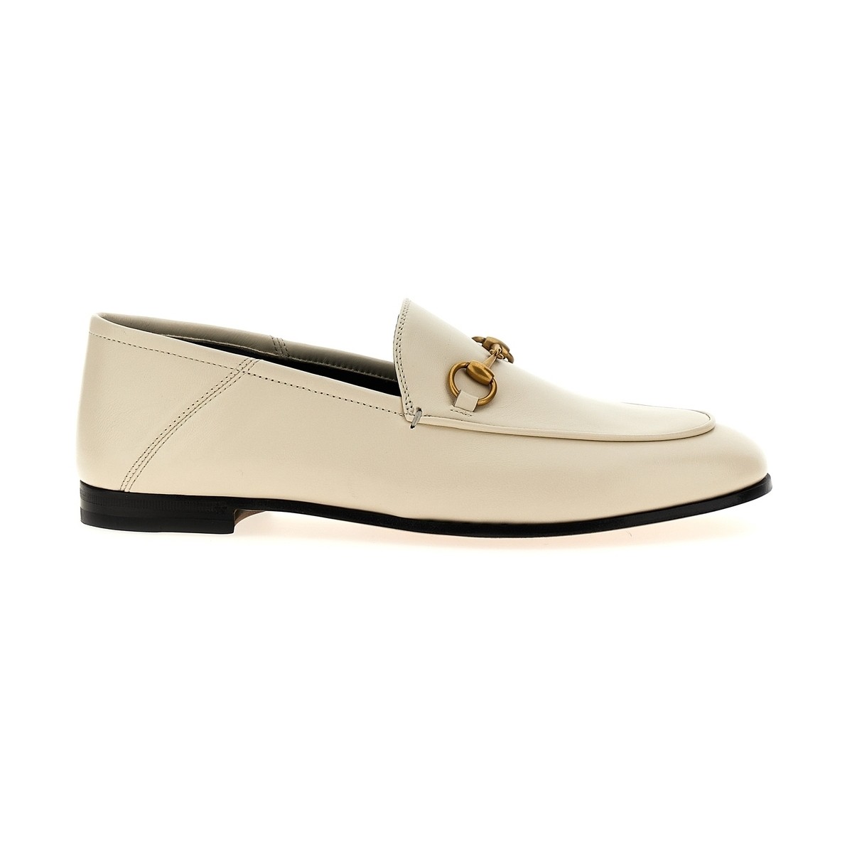 【土日限定クーポン配布中！】 GUCCI グッチ ホワイト White 'Morsetto' loafers ローファー レディース 春夏2024 414998DLC009022 【関税・送料無料】【ラッピング無料】 ju