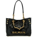 BALMAIN バルマン ブラック Black 039 1945 Soft 039 shopping bag トートバッグ レディース 春夏2024 CN1FD871LPPL0PA 【関税 送料無料】【ラッピング無料】 ju