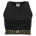 versace 【15,000円以上1,000円OFF!!】 VERSACE ヴェルサーチ ブラック Black 'Greca' sporty top アンダーウェア レディース 春夏2024 10107831A062291B000 【関税・送料無料】【ラッピング無料】 ju