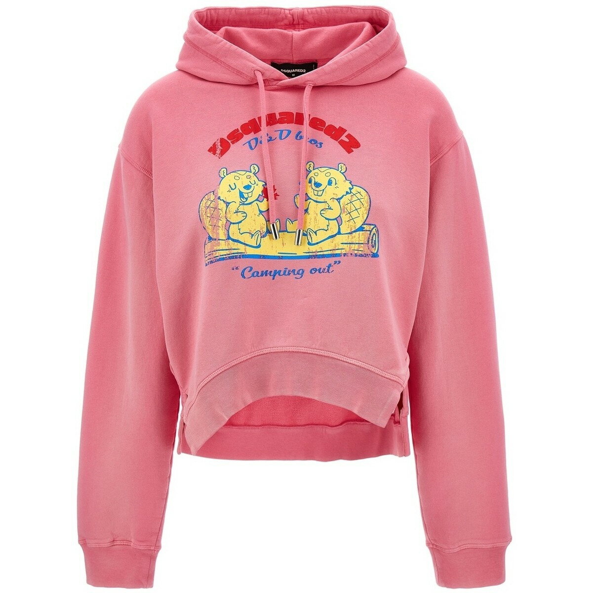 DSQUARED2 ディースクエアード ピンク Pink Printed hoodie トレーナー レディース 春夏2024 S75GU0509S25539243 【関税・送料無料】【ラッピング無料】 ju