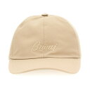 【15,000円以上1,000円OFF!!】 BRIONI ブリオーニ ベージュ Beige Logo embroidery cap 帽子 メンズ 春夏2024 O41P0LPA9069700 【関税・送料無料】【ラッピング無料】 ju