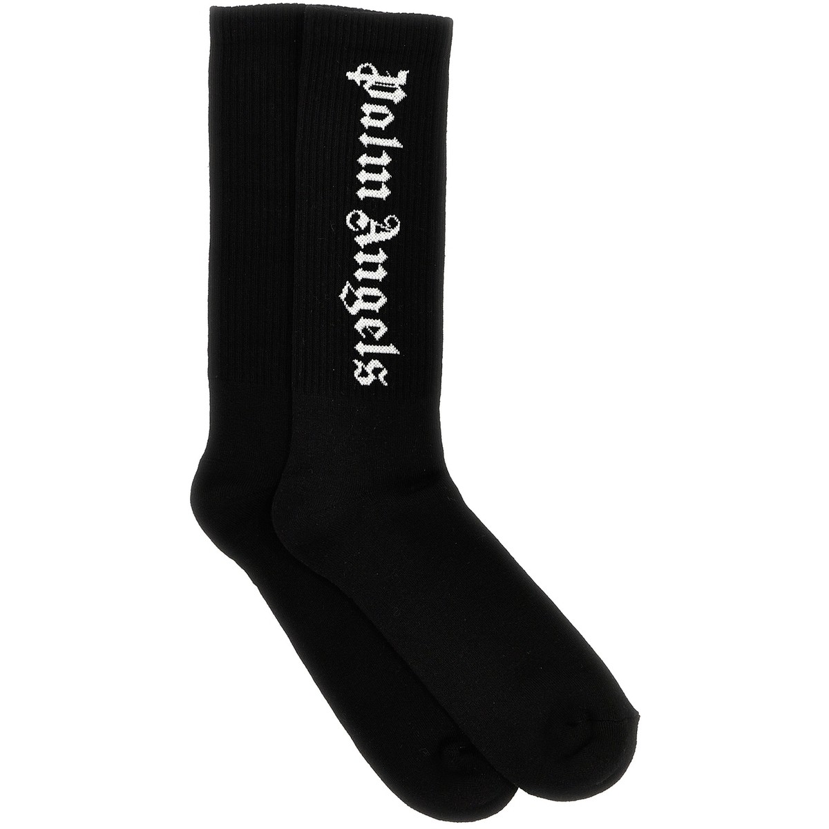 PALM ANGELS パーム エンジェルス ホワイト White/Black 'Classic Logo' socks ソックス メンズ 春夏2024 PMRA001R24FAB00110011001 【関税・送料無料】【ラッピング無料】 ju