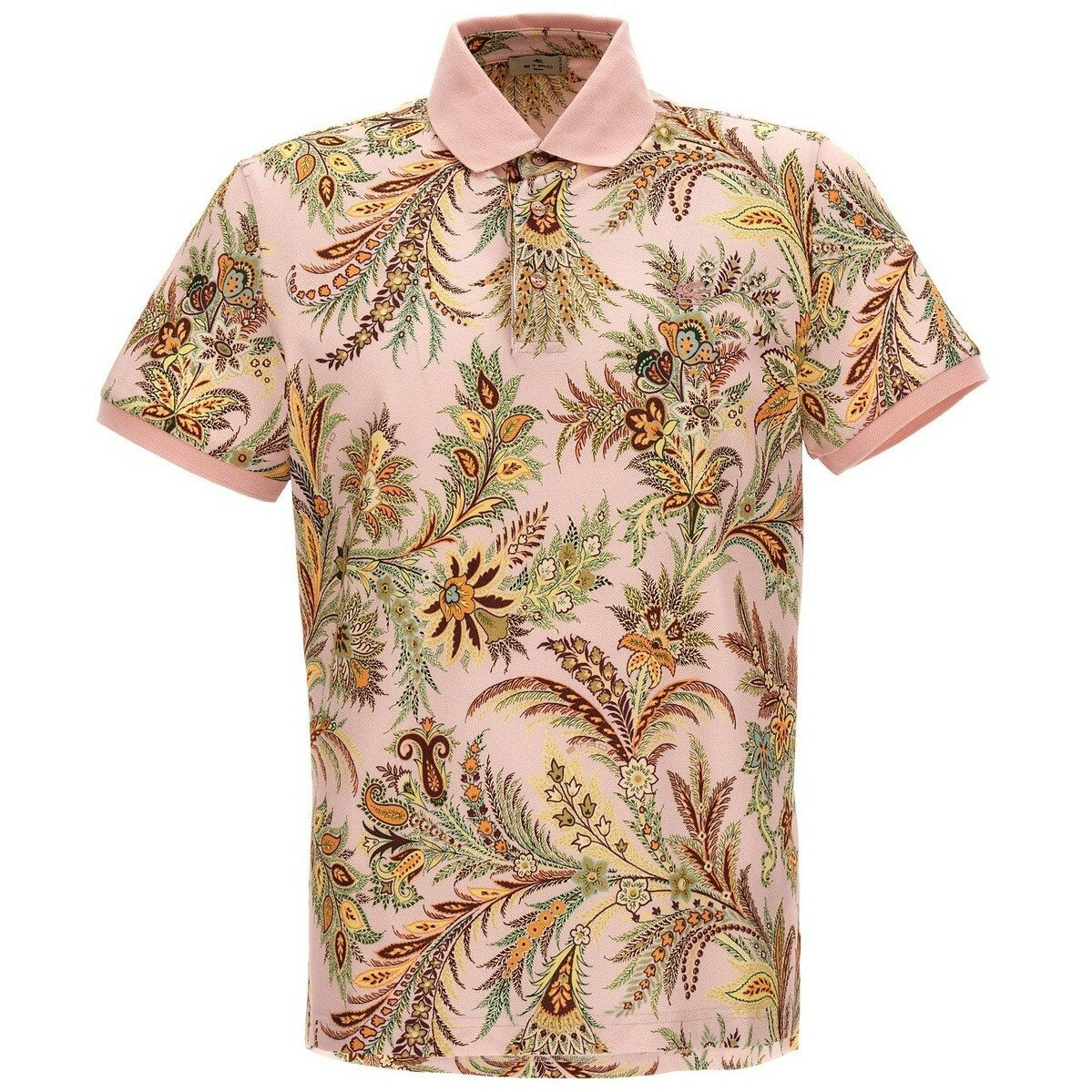 ETRO エトロ ピンク Pink Floral print polo shirt トップス メンズ 春夏2024 MRMD0004AJ038X0870 【関税・送料無料】【ラッピング無料】 ju