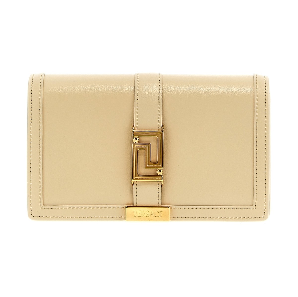 VERSACE ヴェルサーチ ベージュ Beige 'Greca Goddess' clutch クラッチバッグ レディース 春夏2024 10072201A051341KD4V 【関税・送料無料】【ラッピング無料】 ju