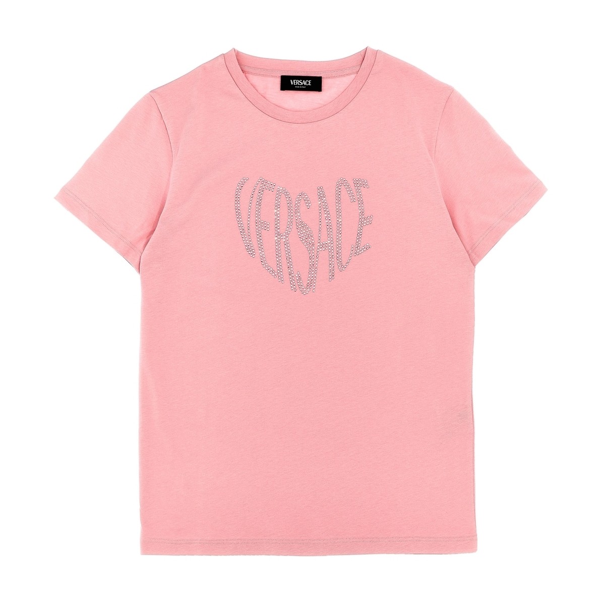  VERSACE ヴェルサーチェ ピンク Pink Tシャツ ガールズ 春夏2024 10000521A097092PR20  ju
