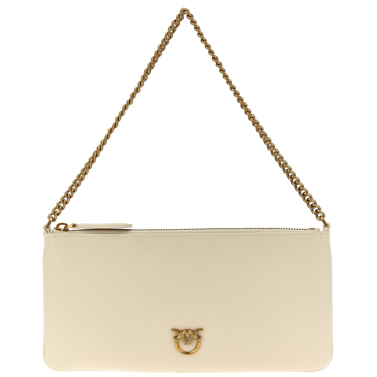 PINKO ピンコ ホワイト White 'Horizontal Flat' clutch クラッチバッグ レディース 春夏2024 102747A0F1Z14Q 【関税・送料無料】【ラッピング無料】 ju