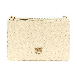 【15,000円以上ご購入で1,000円OFF！】 PINKO ピンコ ホワイト White 'Classic Flat Love Bag Simply' clutch クラッチバッグ レディース 春夏2024 100455A0GKZ14Q 【関税・送料無料】【ラッピング無料】 ju