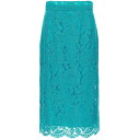 DOLCE&GABBANA ドルチェ&ガッバーナ ブルー Light Blue Lace skirt スカート レディース 春夏2024 F4B7ITHLM7LB4469 【関税・送料無料】【ラッピング無料】 ju