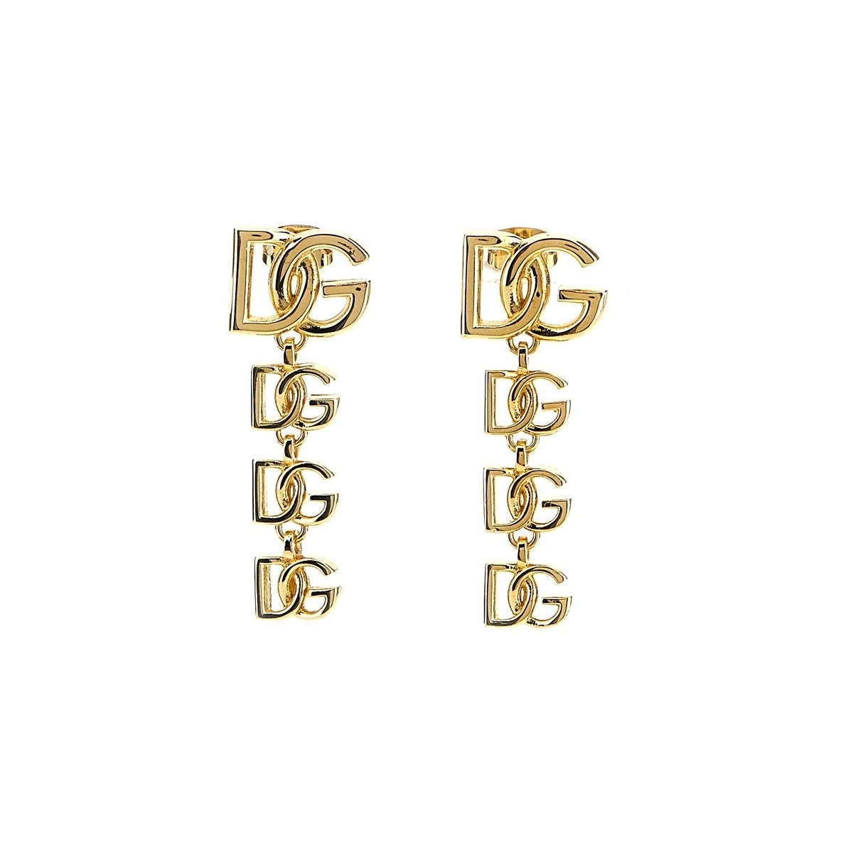 D＆G(ドルガバ) DOLCE&GABBANA ドルチェ&ガッバーナ ゴールド Gold Logo earrings ジュエリー レディース 春夏2024 WEP6L8W1111ZOO00 【関税・送料無料】【ラッピング無料】 ju