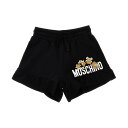 モスキーノ MOSCHINO ショートパンツ パンツ ショーツ ガールズ ブラック Shorts 'Teddy' shorts HDQ014LDA00NEROBLACK Black 関税 送料無料 ラッピング無料 2024SS ju
