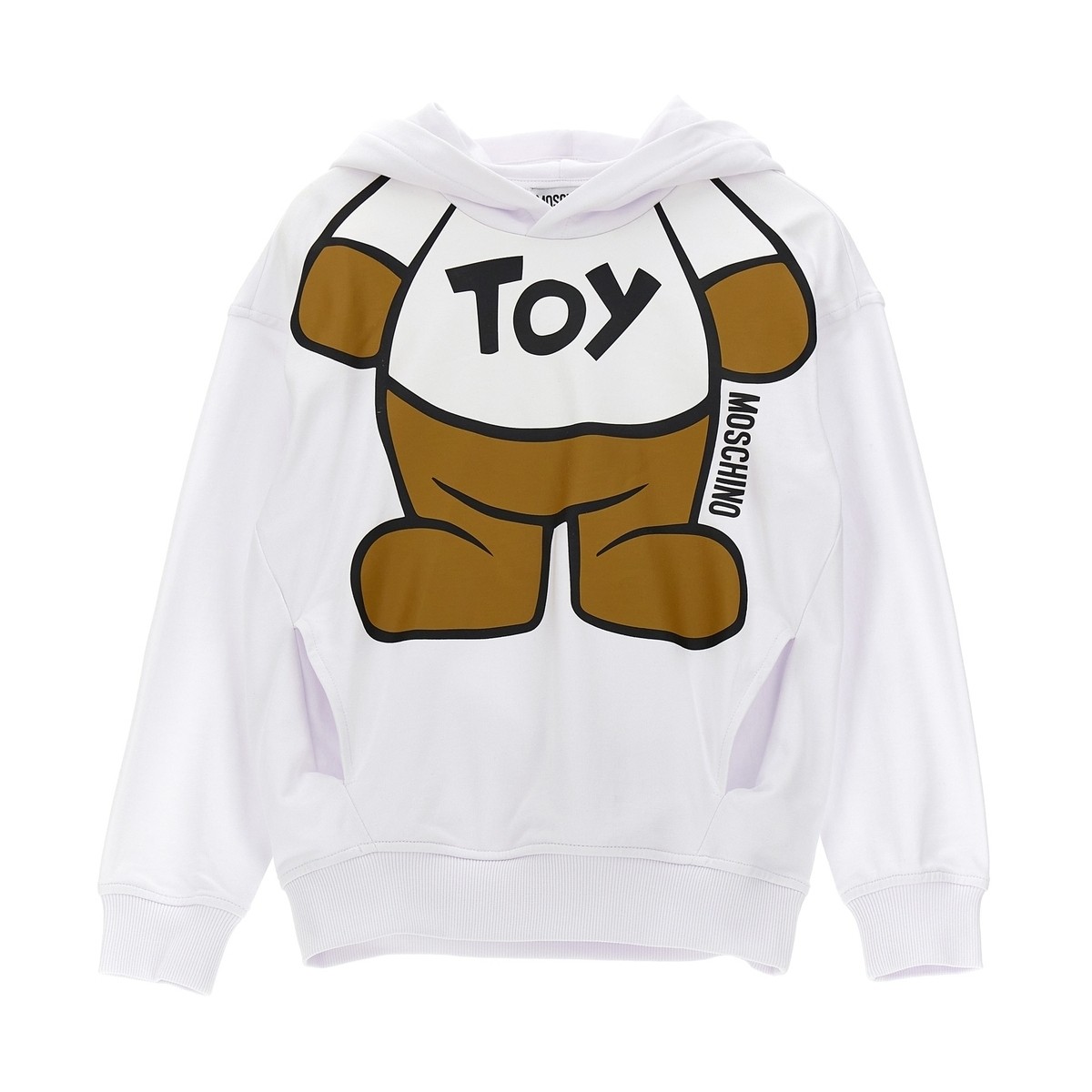 MOSCHINO モスキーノ ホワイト White 'Toy' hoodie トレーナー ボーイズ 春夏2024 HRF03XLCA69BIANCOOTTICO 【関税・送料無料】【ラッピング無料】 ju