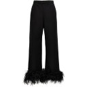 【15,000円以上ご購入で1,000円OFF！】 PRADA プラダ ブラック Black Feather pants パンツ レディース 春夏2024 132395SOOO13YGF0002 【関税・送料無料】【ラッピング無料】 ju