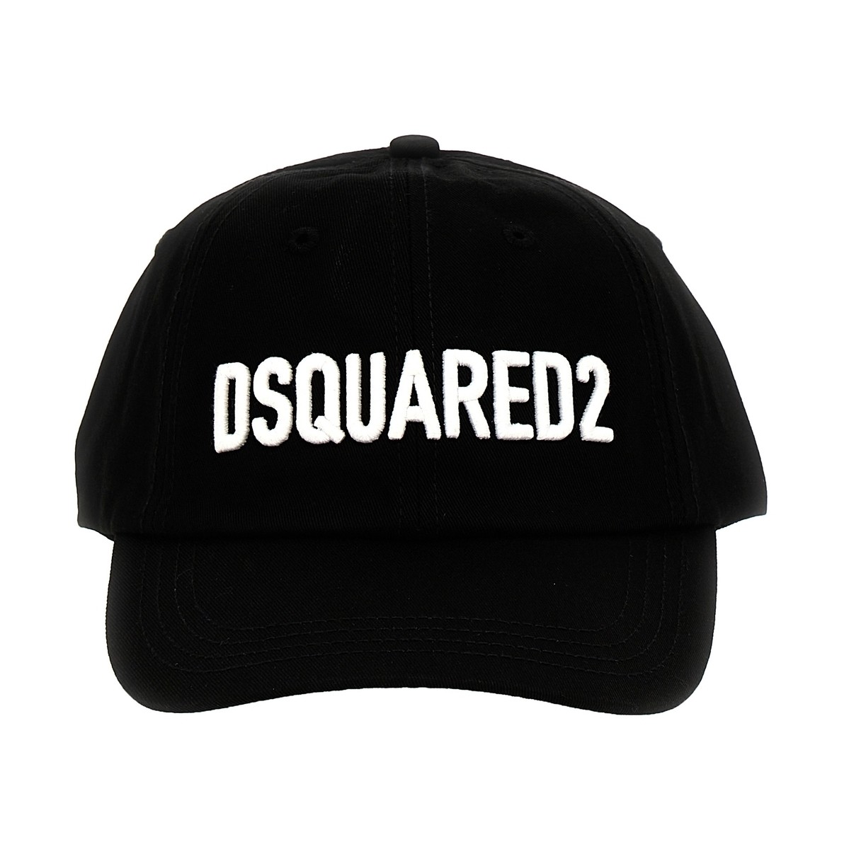 【本日5の付く日ポイント4倍!】 DSQUARED2 ディースクエアード ホワイト White/Black Logo embroidery cap 帽子 メンズ 春夏2024 BCM071405C00002M063 【関税・送料無料】【ラッピング無料】 ju