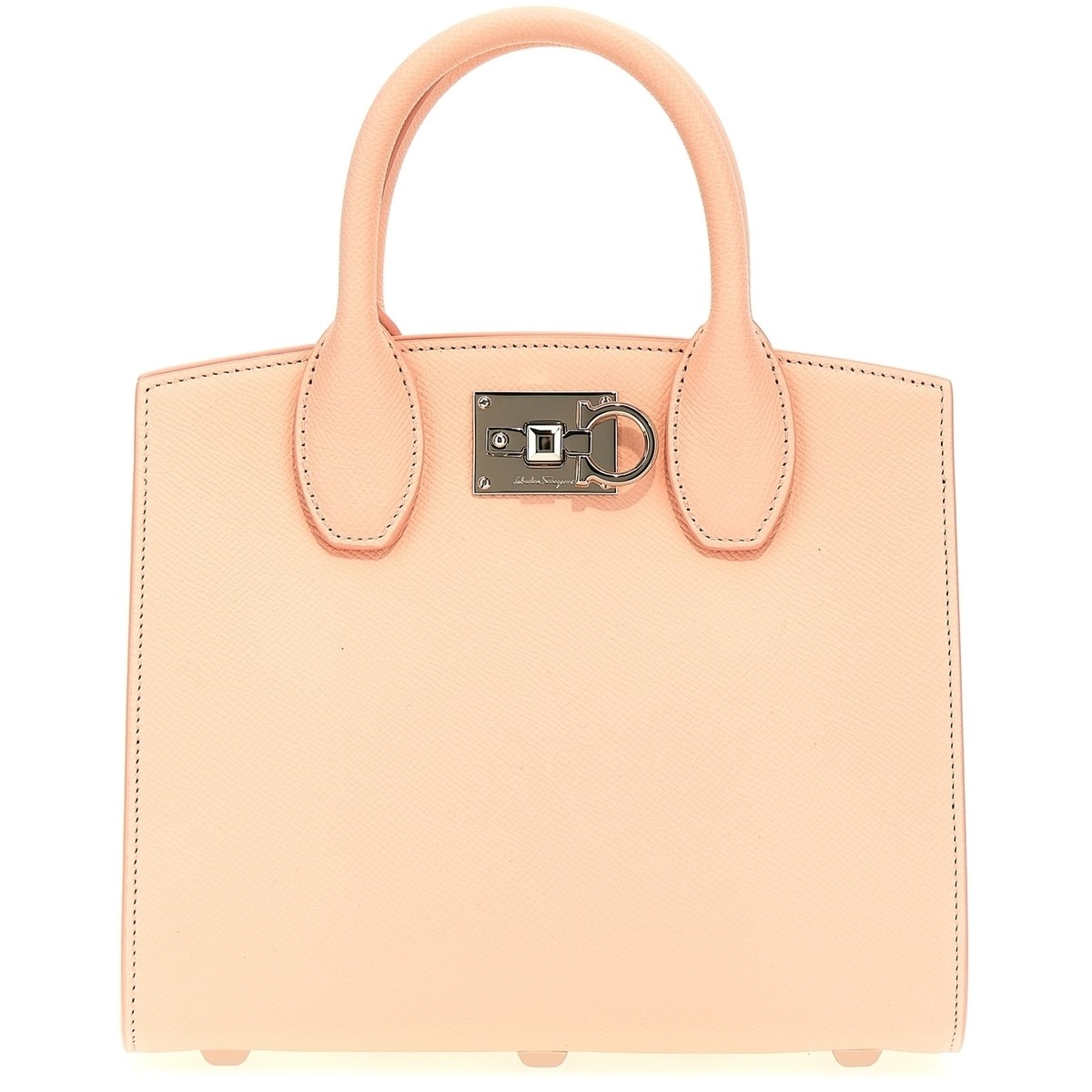 フェラガモ ハンドバッグ 【毎月1日はエントリーでポイント3倍！】 FERRAGAMO フェラガモ ピンク Pink 'Studio box (S)' handbag バッグ レディース 春夏2024 768897NYLUNDPINK 【関税・送料無料】【ラッピング無料】 ju