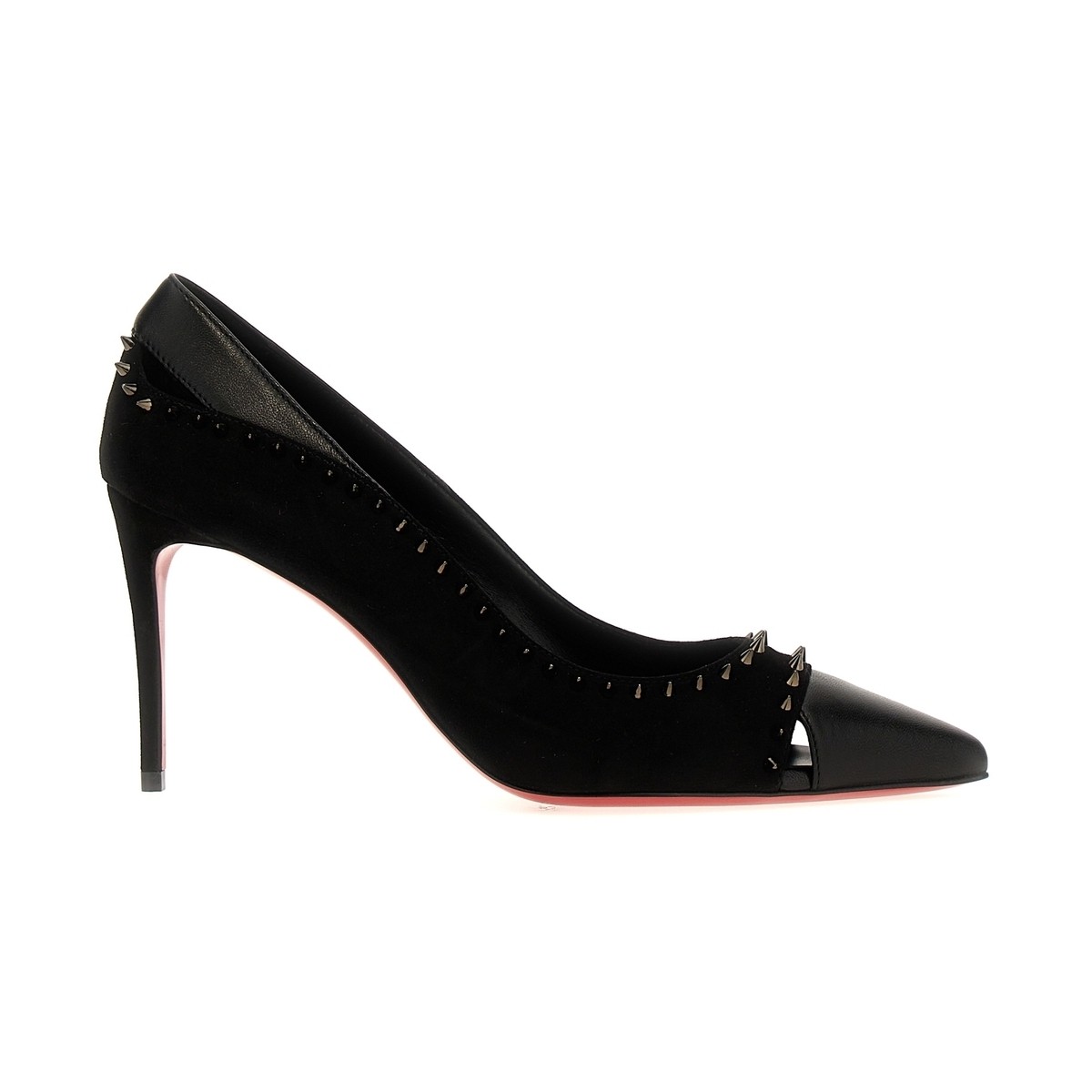 CHRISTIAN LOUBOUTIN クリスチャンルブタン ブラック Black 'Duvette spikes' pumps パンプス レディース 春夏2024 1240509B439 【関税・送料無料】【ラッピング無料】 ju