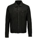 【本日5の付く日ポイント4倍 】 GIORGIO BRATO ジョルジオ ブラット ブラック Black 039 Trucker 039 leather jacket ジャケット メンズ 春夏2024 GU24S20098VBRUSHNERO 【関税 送料無料】【ラッピング無料】 ju