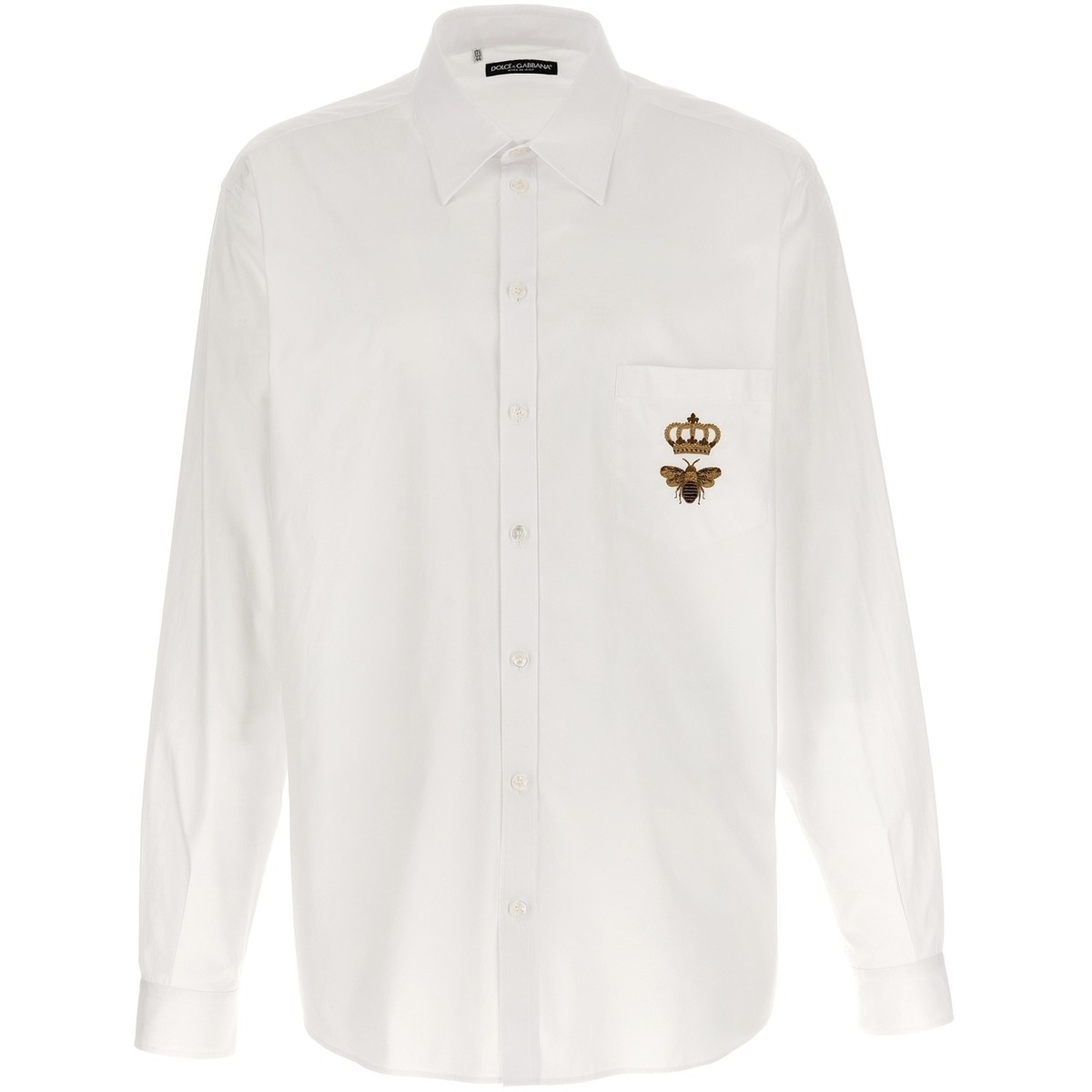 ドルチェ&ガッバーナ 【本日5の付く日ポイント4倍!】 DOLCE&GABBANA ドルチェ&ガッバーナ ホワイト White 'Martini' shirt シャツ メンズ 春夏2024 G5JG4ZFU5EWW0800 【関税・送料無料】【ラッピング無料】 ju