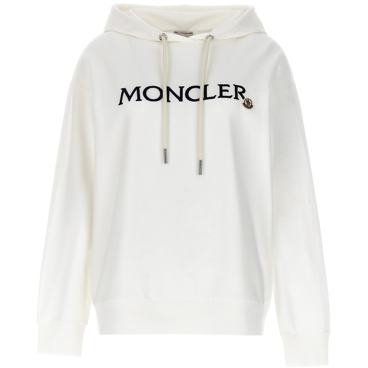 MONCLER モンクレール ホワイト White Logo hoodie トレーナー レディース 春夏2024 8G0001689A1K037 ..