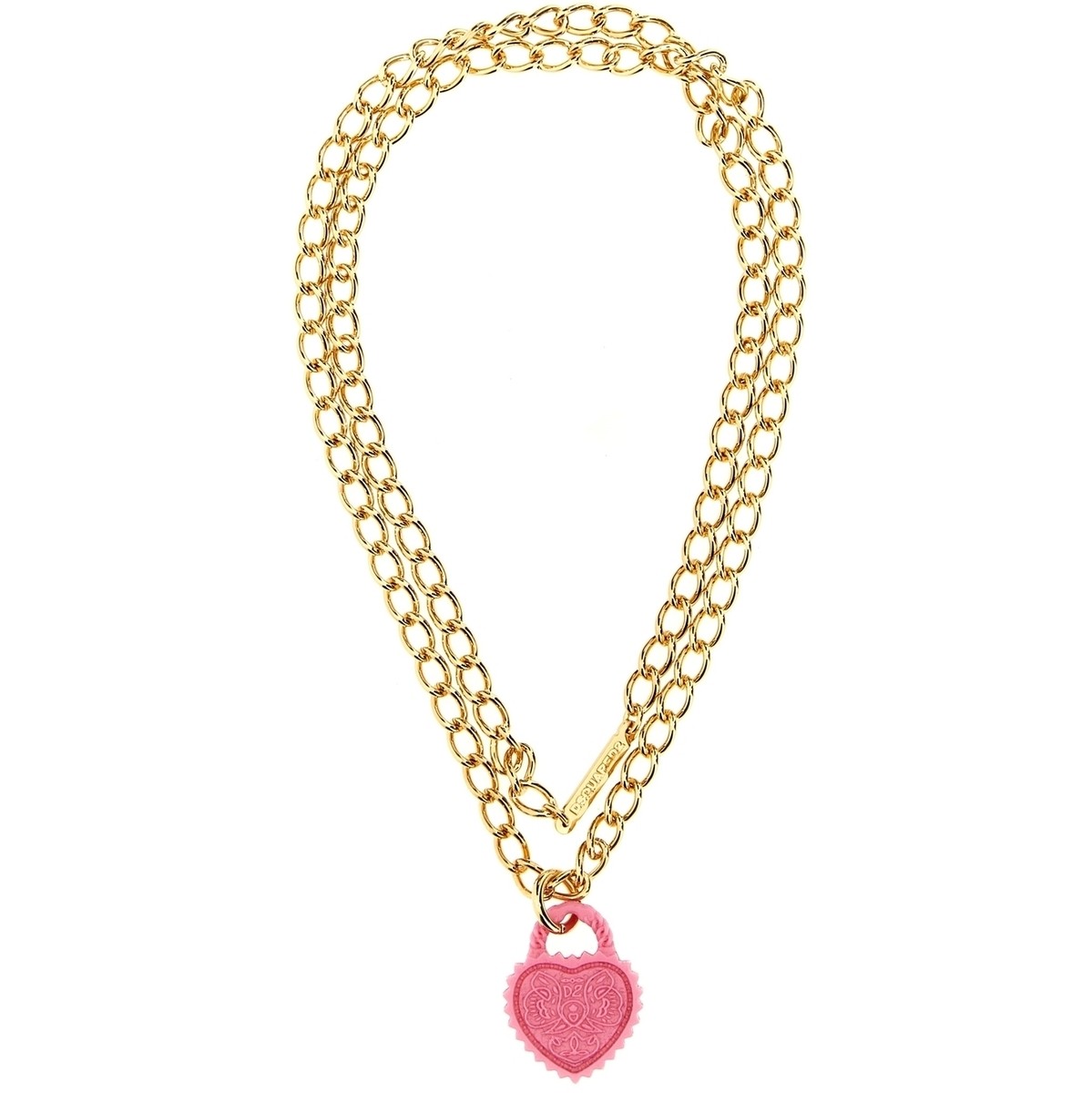 ディースクエアード 【本日5の付く日ポイント4倍!】 DSQUARED2 ディースクエアード ゴールド Gold Pendant heart necklace ジュエリー レディース 春夏2024 NEW026113420001M2820 【関税・送料無料】【ラッピング無料】 ju