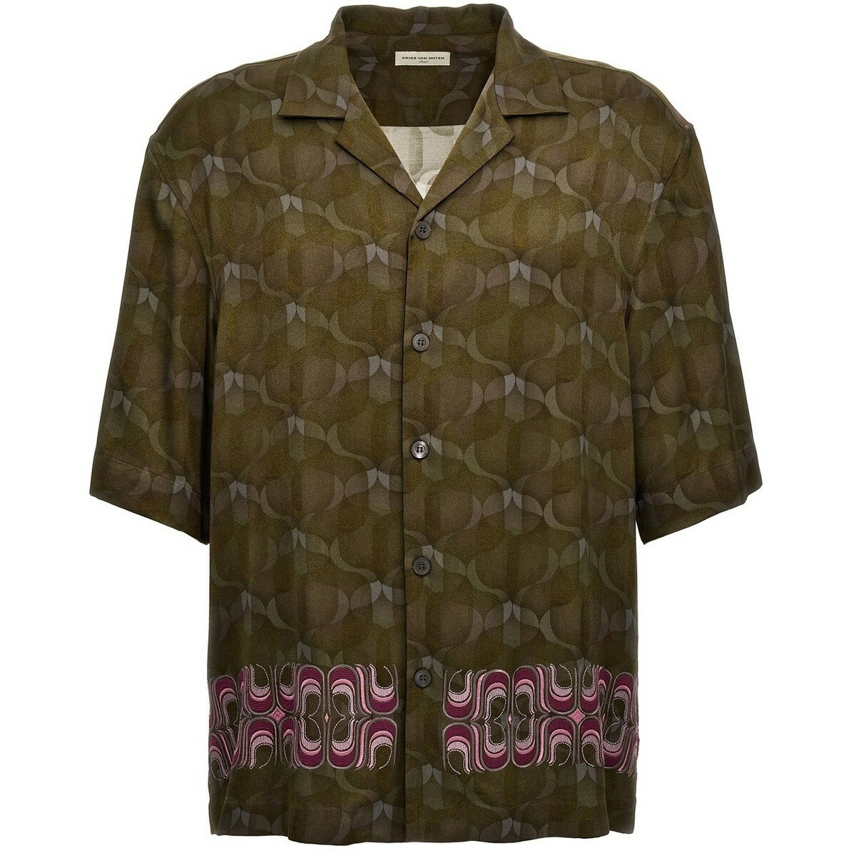 【楽天スーパーSALE!!100000円以上4000円OFFクーポン対象】 DRIES VAN NOTEN ドリス ヴァン ノッテン グリーン Green シャツ メンズ 春夏2024 0207158139606 【関税・送料無料】【ラッピング無料】 juのサムネイル