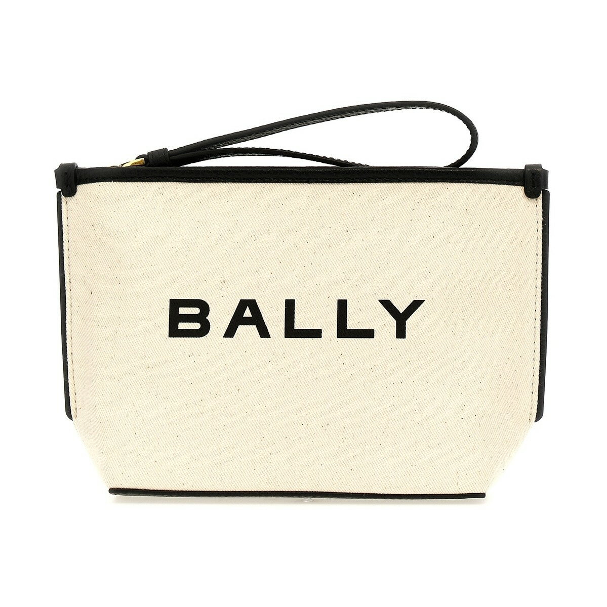 BALLY バリー ホワイト White/Black 'Bar' clutch クラッチバッグ レディース 春夏2024 WLO05PCV034I182O 【関税・送料無料】【ラッピング無料】 ju