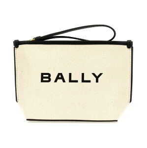 【15,000円以上ご購入で1,000円OFF！】 BALLY バリー ホワイト White/Black 'Bar' clutch クラッチバッグ レディース 春夏2024 WLO05PCV034I182O 【関税・送料無料】【ラッピング無料】 ju