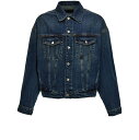 【15,000円以上ご購入で1,000円OFF！】 PRADA プラダ ブルー Blue Stone wash denim jacket ジャケット メンズ 春夏2024 GEB257SOOO14EFF0008 【関税・送料無料】【ラッピング無料】 ju