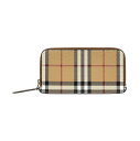 【10周年記念クーポン！P4倍！】 BURBERRY バーバリー ベージュ Beige Check card holder 財布 レディース 春夏2024 8073978ARCHIVEBEIGE 【関税・送料無料】【ラッピング無料】 ju