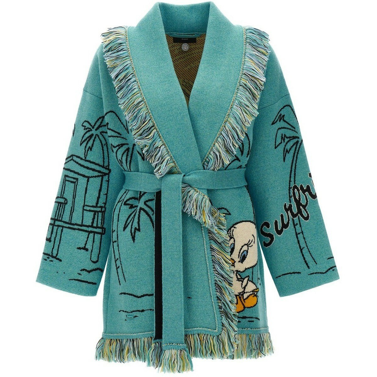 ALANUI アラヌイ ブルー Light Blue Alanui x Looney Tunes 'Perfect Waves' cardigan ニットウェア レディース 春夏2024 LWHB064R24KNI02043104310 【関税・送料無料】【ラッピング無料】 ju