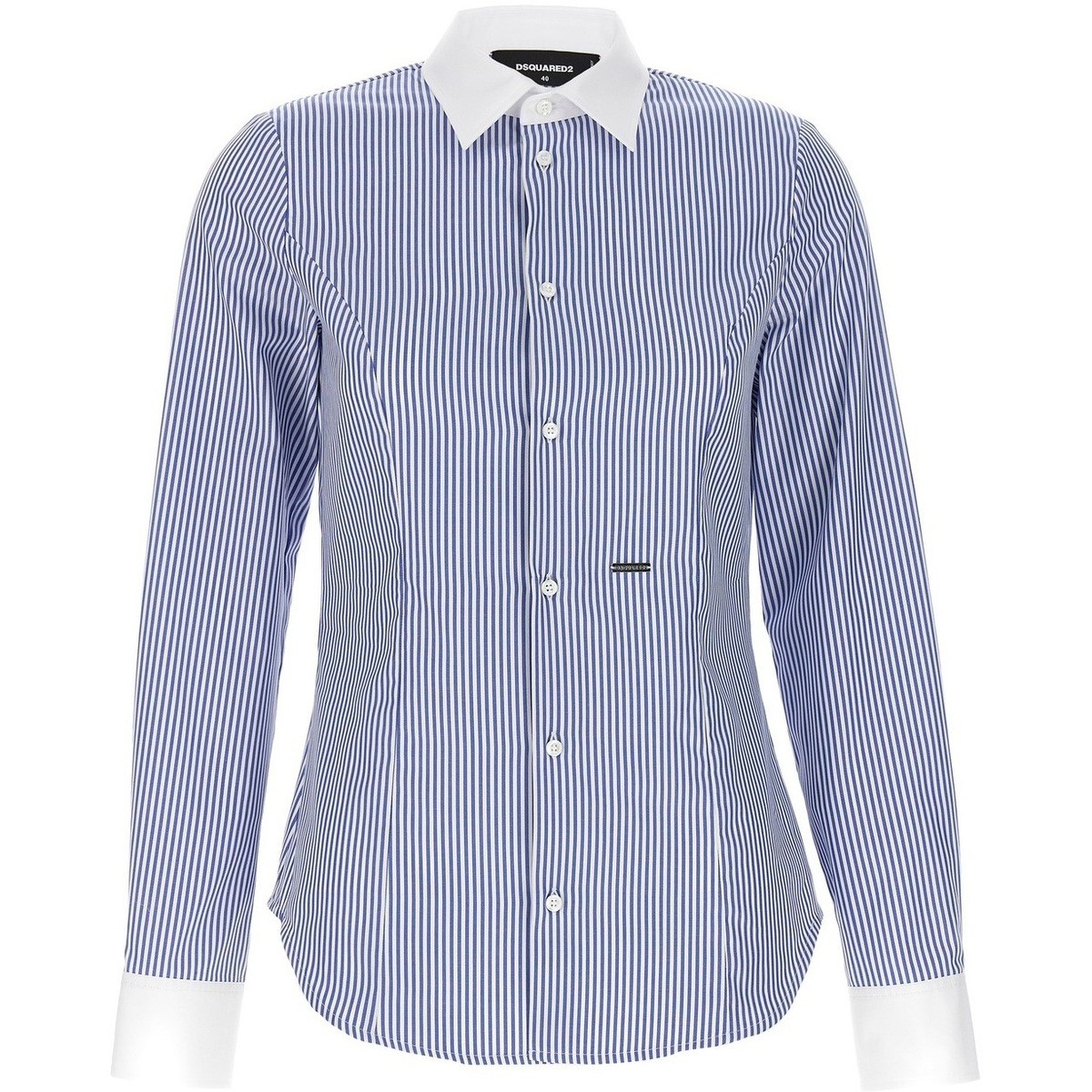 【本日5の付く日ポイント4倍!】 DSQUARED2 ディースクエアード ブルー Blue 'Tennis' shirt Tシャツ レディース 春夏2024 S72DL0749S78582002F 【関税・送料無料】【ラッピング無料】 ju