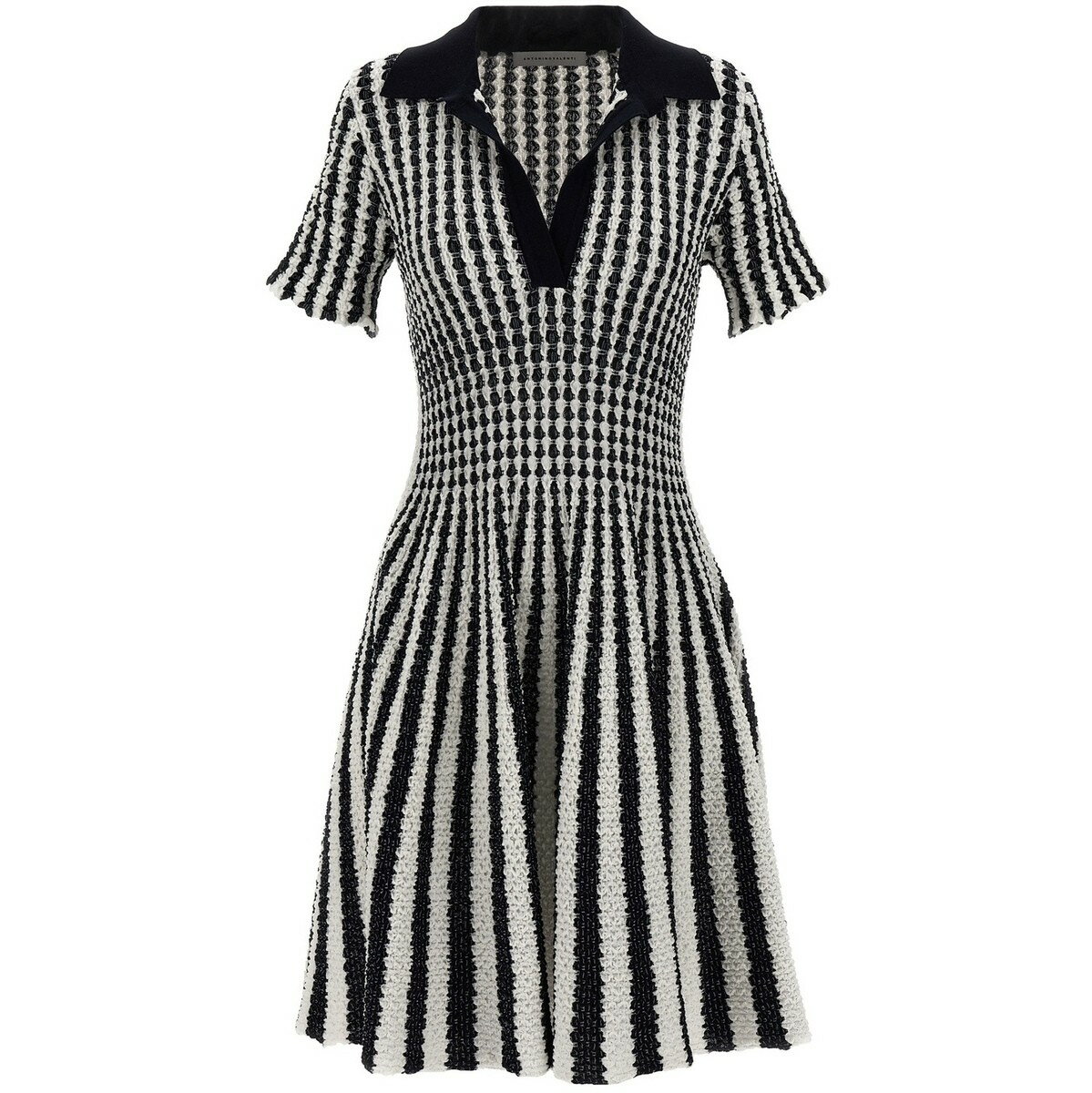 ANTONINO VALENTI アントニーノ ヴァレンティ ホワイト White/Black 'Marylin' dress ドレス レディース 春夏2024 7255AV53  ju