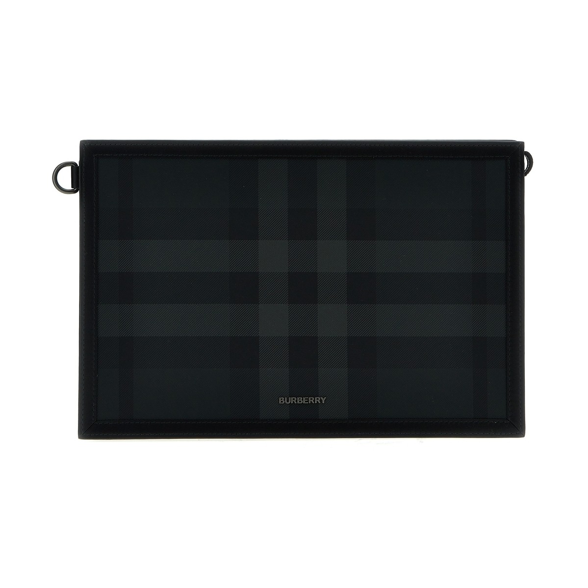 BURBERRY СХ꡼ ֥å Black Check clutch åХå  ղ2024 8070205CHARCOAL ڴǡ̵ۡڥåԥ̵ ju