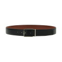 【15,000円以上1,000円OFF!!】 FERRAGAMO フェラガモ ブラック Black 'Gancini' reversible belt ベルト メンズ 春夏2024 758614002 【関税・送料無料】【ラッピング無料】 ju