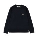 【10周年記念クーポン！P4倍！】 STONE ISLAND JUNIOR ストーン アイランド ブルー Blue Logo patch t-shirt Tシャツ ボーイズ 春夏2024 801620447V0020 【関税 送料無料】【ラッピング無料】 ju