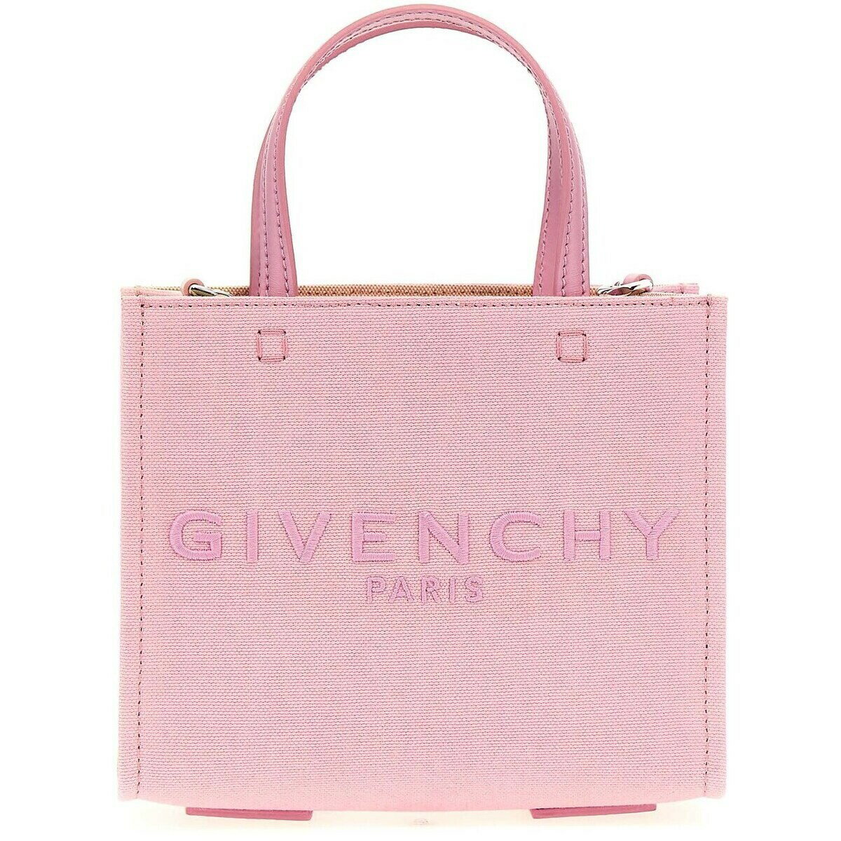 ジバンシィ 【毎月1日はエントリーでポイント3倍！】 GIVENCHY ジバンシィ ピンク Pink Mini 'G-Tote' shopping bag トートバッグ レディース 春夏2024 BB50N0B1ZS656 【関税・送料無料】【ラッピング無料】 ju