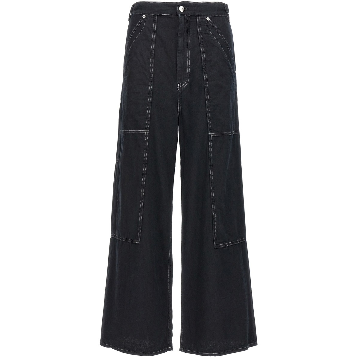 MM6 MAISON MARGIELA エムエム6 メゾン マルジェラ ブラック Black Lurex stitching jeans デニム レディース 春夏2024 S62LB0161M30002900 【関税・送料無料】【ラッピング無料】 ju