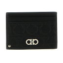 【15,000円以上1,000円OFF!!】 FERRAGAMO フェラガモ ブラック Black Logo card holder 財布 メンズ 春夏2024 753606001 【関税・送料無料】【ラッピング無料】 ju