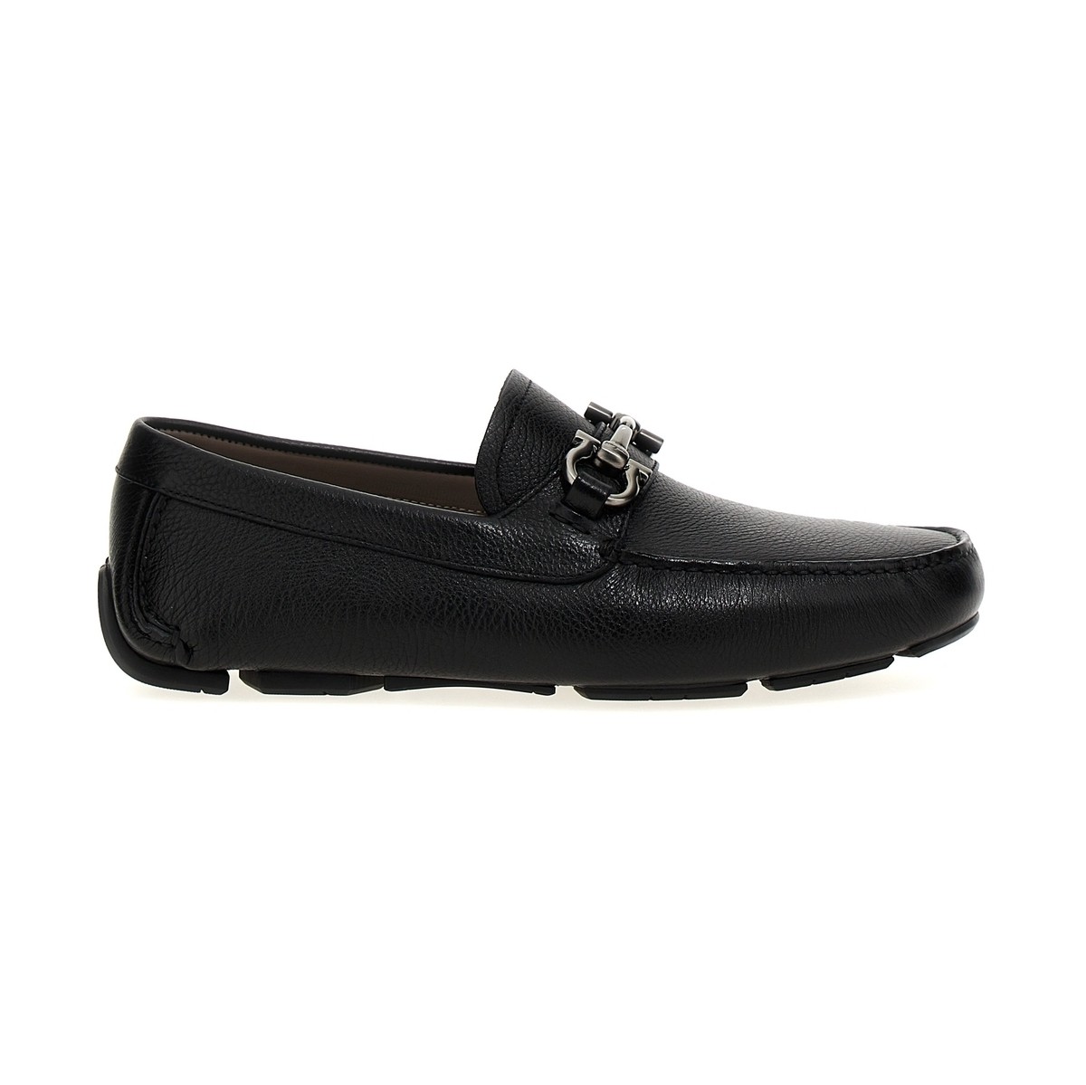 【土日限定クーポン配布中！】 FERRAGAMO フェラガモ ブラック Black 'Driver' loafers ローファー メンズ 春夏2024 755610075 【関税・送料無料】【ラッピング無料】 ju