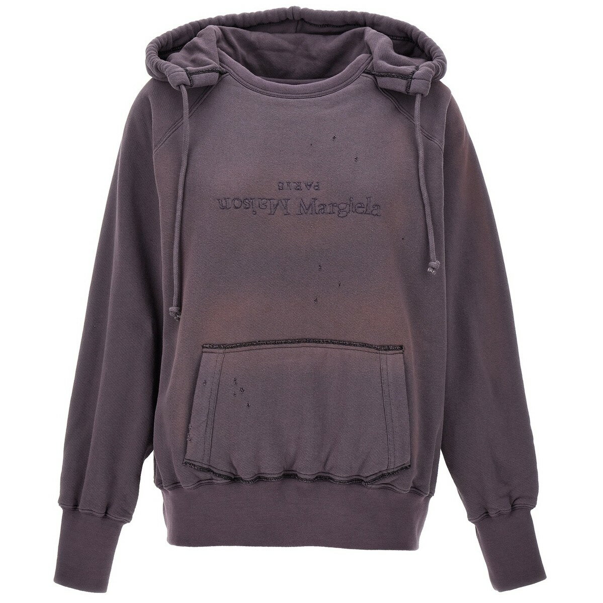 MAISON MARGIELA メゾン マルジェラ パープル Purple 'Logo reverse' hoodie トレーナー レディース 春..