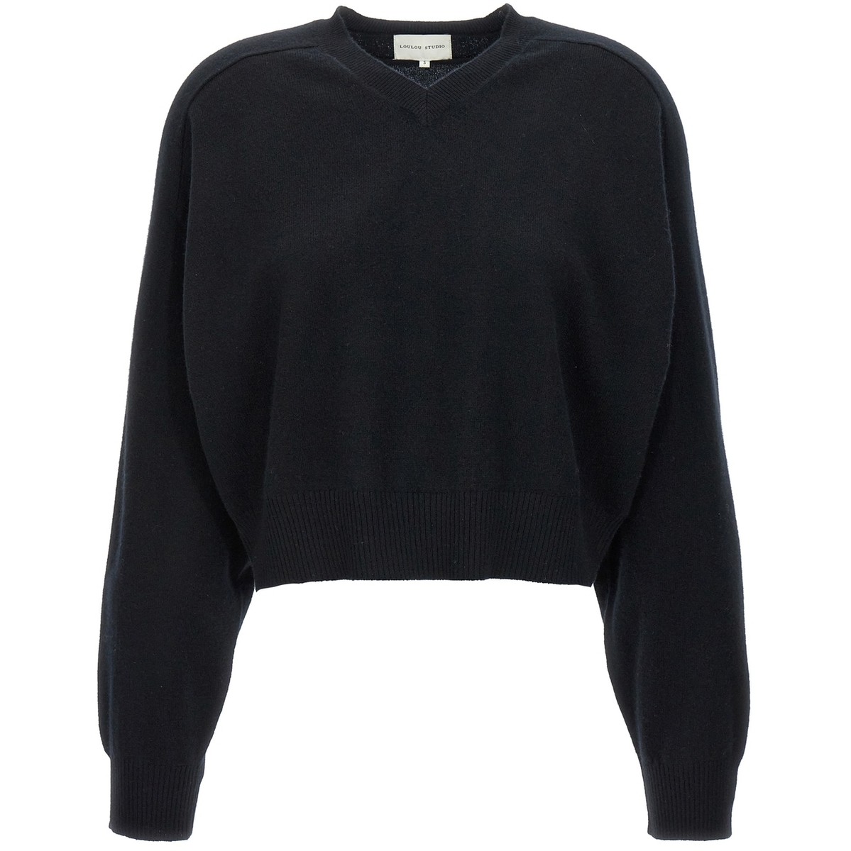 LOULOU STUDIO ルルスタジオ ブラック Black 'Emsalo' sweater ニットウェア レディース 春夏2024 EMSALOBLACK 【関税・送料無料】【ラッピング無料】 ju