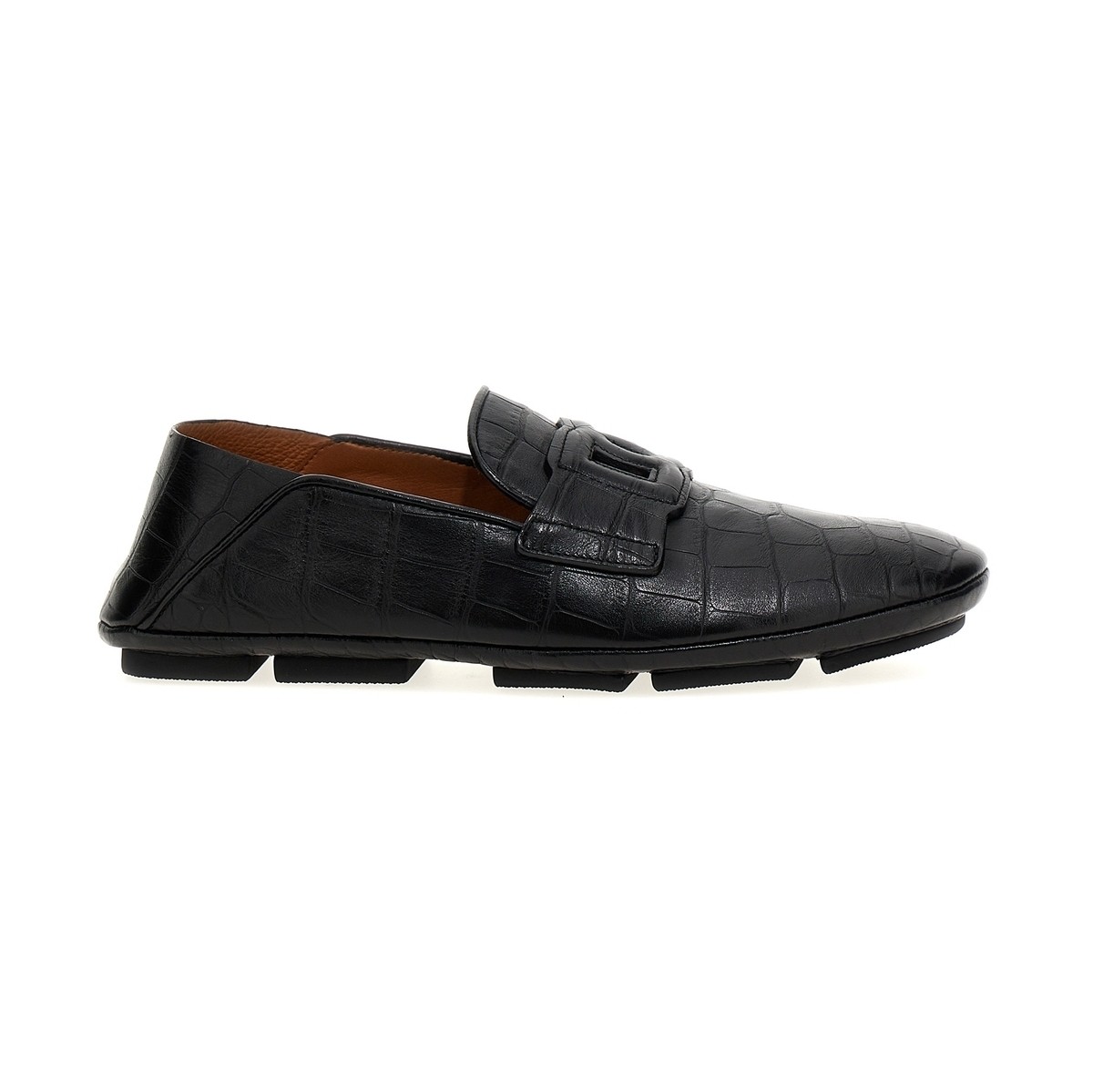 【土日限定クーポン配布中！】 DOLCE&GABBANA ドルチェ&ガッバーナ ブラック Black 'Driver' loafers ローファー メンズ 春夏2024 A50583AS42280999 【関税・送料無料】【ラッピング無料】 ju