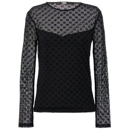 【15,000円以上ご購入で1,000円OFF！】 KARL LAGERFELD カール ラガーフェルド ブラック Black 'KL' top トップス レディース 春夏2024 240W1730999 【関税・送料無料】【ラッピング無料】 ju