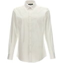 ドルチェ&ガッバーナ 【15,000円以上1,000円OFF!!】 DOLCE&GABBANA ドルチェ&ガッバーナ ホワイト White Logo embroidery shirt シャツ メンズ 春夏2024 G5EJ1TFU5U8W0800 【関税・送料無料】【ラッピング無料】 ju