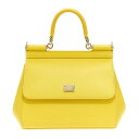 【15,000円以上1,000円OFF!!】 DOLCE&GABBANA ドルチェ&ガッバーナ イエロー Yellow Borsa a mano 'Sicily' media' バッグ レディース 秋冬2023 BB6003A100180228 【関税・送料無料】【ラッピング無料】 ju