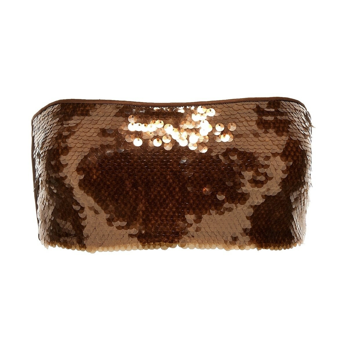 【土日限定クーポン配布中！】 ALBERTA FERRETTI アルベルタ フェレッティ ブラウン Brown Sequin top トップス レディース 春夏2024 A140116450085 【関税・送料無料】【ラッピング無料】 ju